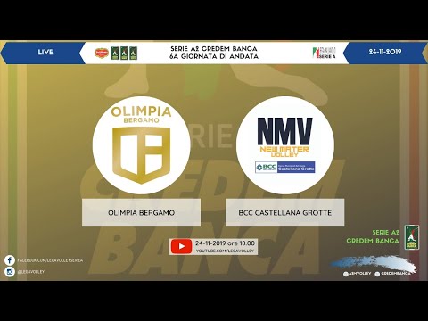 24-11-2019: (6a A2 Credem Banca) - Olimpia Bergamo-BCC Castellana Grotte