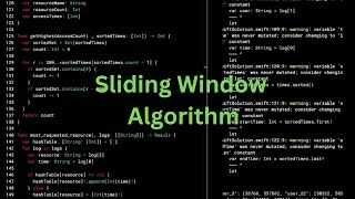 Array Sorting and Sliding Window Algorithms | SWE Interview #8