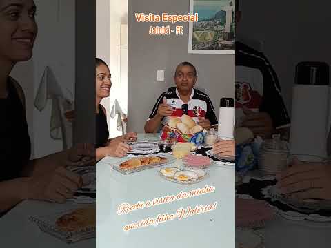 Recebi a visita especial da minha filha Waléria em Jatobá PE. #jatoba #pernambuco #pernambuco