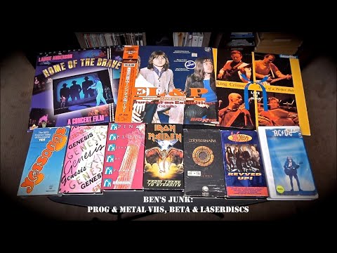 Oddity Archive: Episode 237.5 – Ben’s Junk: Prog & Metal VHS, Beta & Laserdiscs