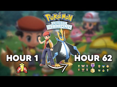 I tried getting every ribbon in Brilliant Diamond on my starter...