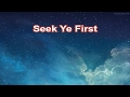 Seek Ye First - All The Best Songs For Youth (Lyrics)