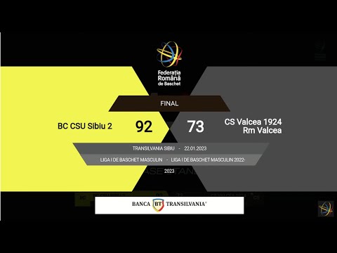 L1BM 2022-2023: BC CSU Sibiu 2 - CS Vâlcea 1924
