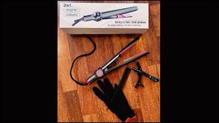 Glätteisen und Lockenstab 2in1 Straighten, Curl & Wave Unique twisted Plates im Test*