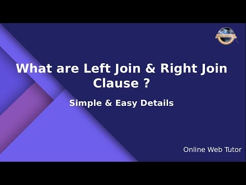 Left Join in MySQL | Right Join in MySQL | Simple Easy detailed concept | MySQL Left Right Join
