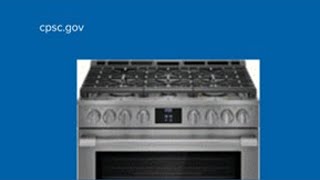 Recall alert: Warning issued for Frigidaire gas ranges amid reported injuries