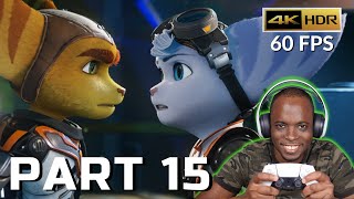 RATCHET AND CLANK RIFT APART GAMEPLAY Walkthrough Part 15 - PS5 - 4K HDR 60fps