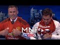 Jamie Carragher and Gary Neville swap Manchester United and Liverpool shirts! | MNF