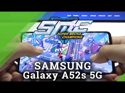 Super Mecha Champions Performance Test on SAMSUNG Galaxy A52s - Gameplay Snapdragon 778G FPS Check