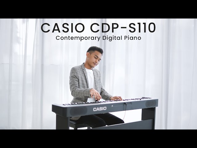 PIANO NUMERIQUE PORTABLE CASIO CDP-S110 WE PACK