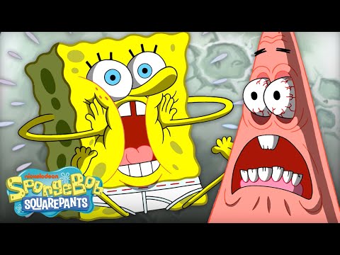 What's Scaring SpongeBob and Patrick? ? | "Don't Look Now" Full Scene | SpongeBob