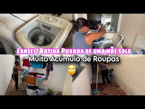 I'M TIRED! 😩 The Tough Routine of a Single Mom | So Much Laundry Pile