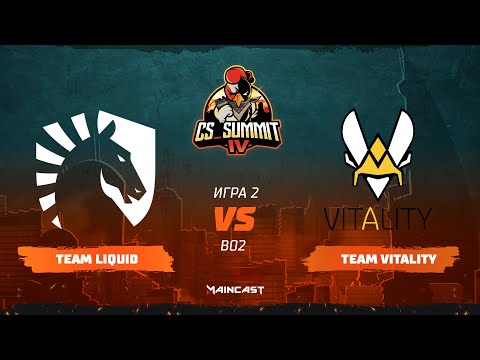 Team Liquid vs Team Vitality [Map 2, Mirage, part2] (Best of 2) | cs_summit 4