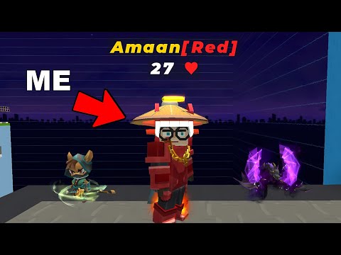 I Hack Amaan BG in Bedwars!! (Blockman Go)