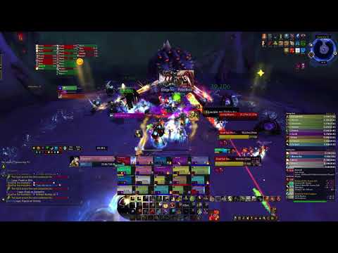 Shad'har the Insatiable  Ny'alotha Raid Mythic Guild Epic Wipe - Ragnaros holy paladin pov