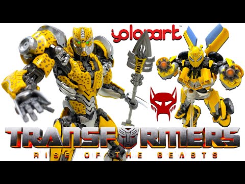 Transformers Rise Of The Beasts CHEETOR Yolopark Model Kit & ROTB Bumblebee Upgrade Kit Review