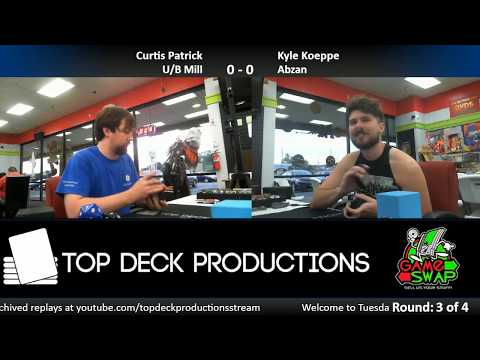 Modern w/ Commentary 8/1/17: Curtis Patrick (U/B Mill) vs. Kyle Koeppe (Abzan)