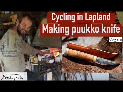 Puukko Knife Making - Traditional Crafts of Finland / VLOG 30 - Cycling around the world