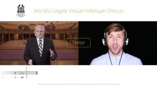 Tenor Part for #Hallelujah Virtual Choir - Mormon Tabernacle Choir