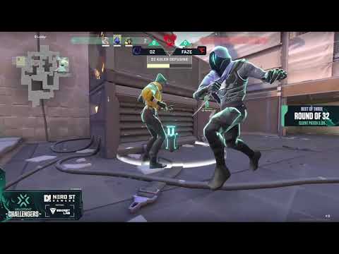 FaZe vs DarkZero VCT VALORANT Challengers EU Week 1 Qualifier Day 1 Game 1