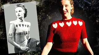 I Knit a Vintage Valentine Sweater (and I ❤️ it)