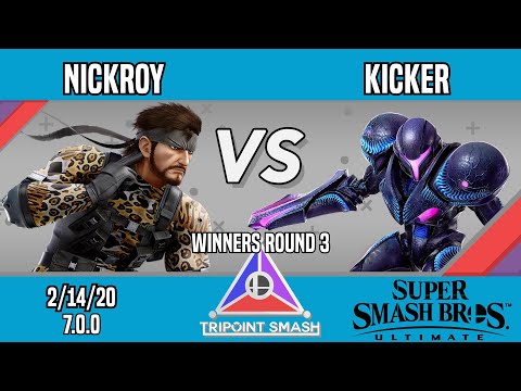 Tripoint Smash 97 - Winners Round 3 - NickRoy(Snake) Vs. Kicker(Dark Samus)