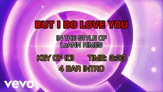 LeAnn Rimes - But I Do Love You (Karaoke)