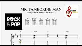 Mr. Tambourine Man - Bob Dylan - Trinity Rock &amp; Pop Guitar - Grade 1