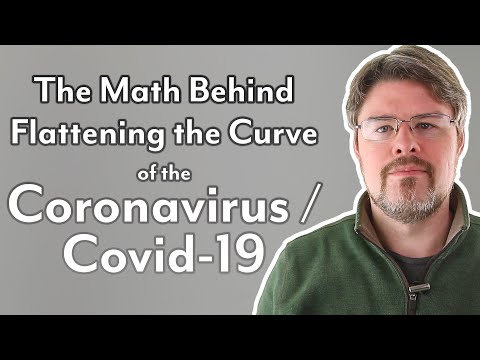 The Math behind Flattening The Curve of the Coronavirus / Covid-19