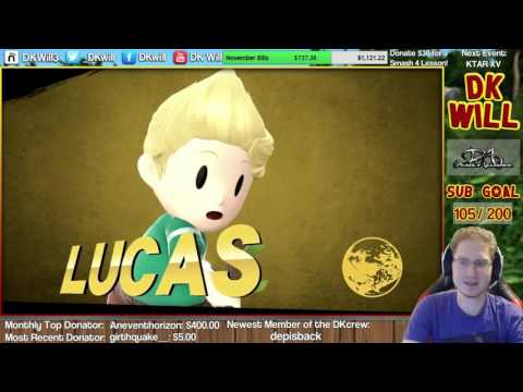 DKcrew Tournament #3 - DarkMusician (Zelda) vs ewok41 (Lucas) SSB4