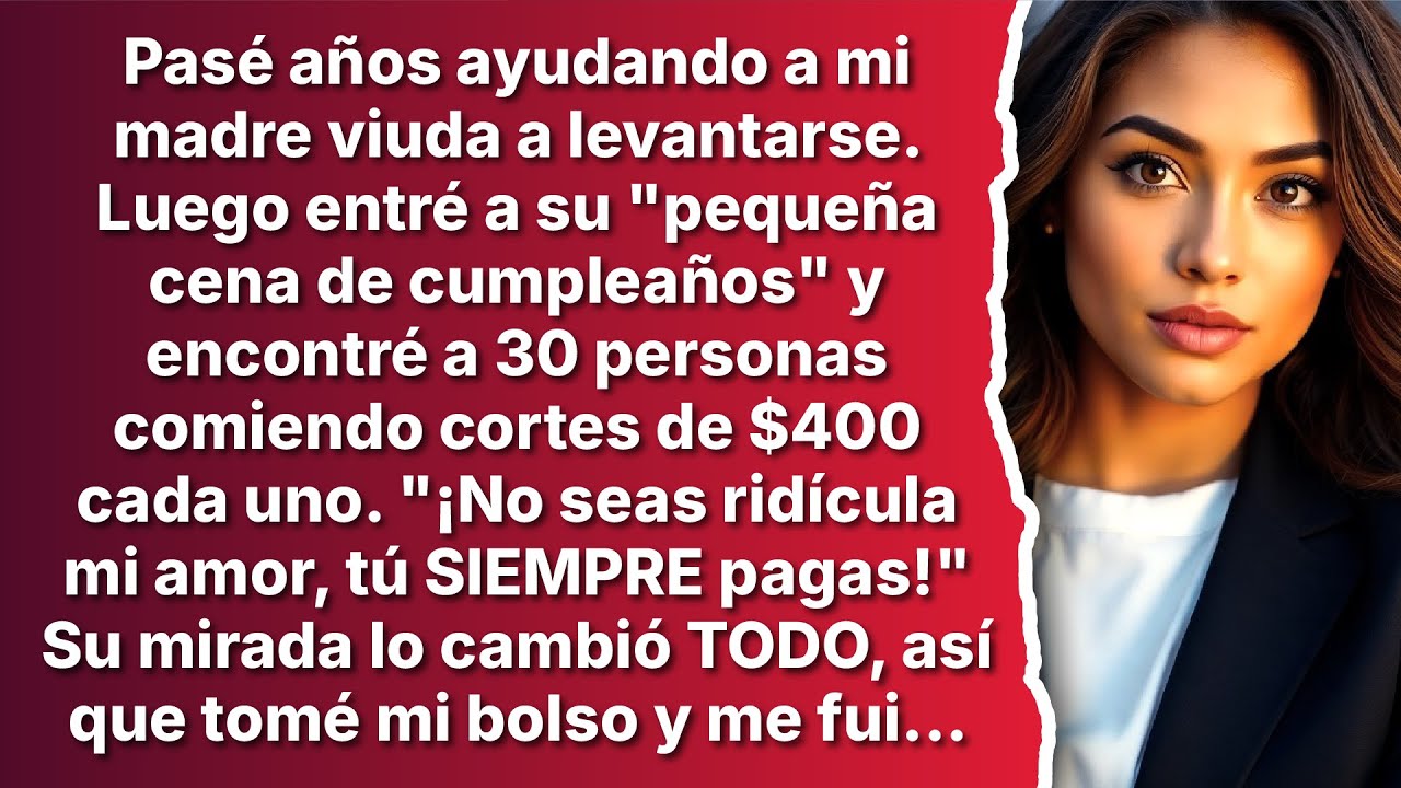 Ayudé a Mi Madre Por Años Hasta Que Me Tendió Una Trampa Con Una Cuenta de $12K, Tomé Mi Bolso...
