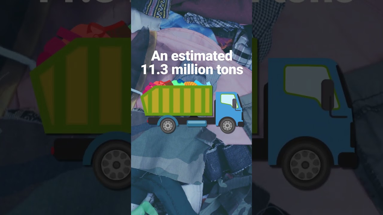 92 Million Tons of Clothes Wasted Every Year! #fastfashion #waste