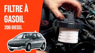 Youtube thumbnail of video "Changer le Filtre à Gasoil 206 2.0 HDI ⛽"