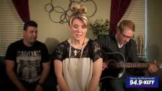 Natalie Grant sings &quot;Hurricane&quot; Live and Unplugged in the 94.9 KLTY studios