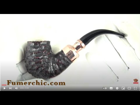 Pipe Peterson Christmas 2022 XL90: pipe en bruyère rustiquée avec filtre 9mm