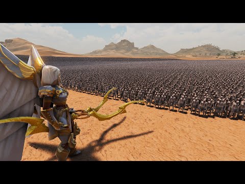 100 ANGEL ARCHERS vs 500,000 ZOMBIES - Ultimate Epic Battle Simulator 2 | UEBS 2
