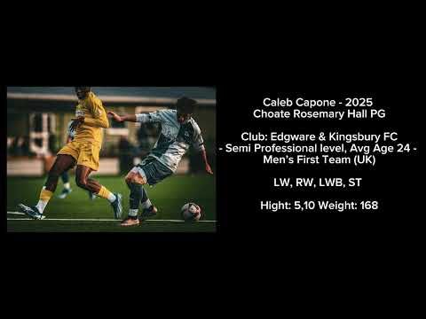 Caleb Capone - Semi Pro First Team - 2025 graduate (Incoming PG - Choate Rosemary Hall)