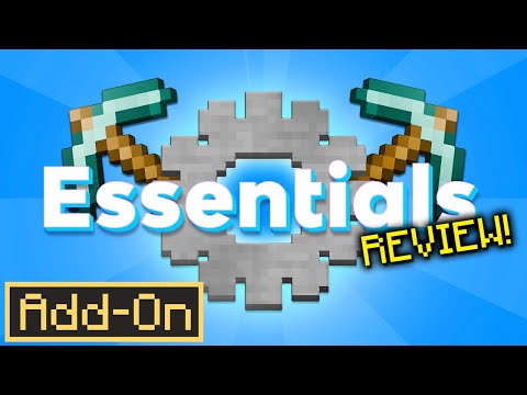 ESSENTIALS ADDON is the best one yet For Minecraft Bedrock Edition in-depth Review!