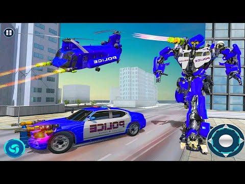 Super Cargo Robot Hero Transform: Monster Truck Helicopter Robot Games 2021 - Android Gameplay