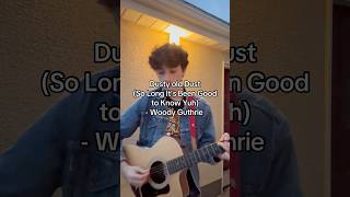 So long it’s been good to know yuh #woodyguthrie #folkmusic #folk #bobdylan