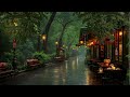 Rainy Day Cafe Vibe ️ Smooth Piano Jazz And Gentle Rain Sounds For Reading Relaxing
