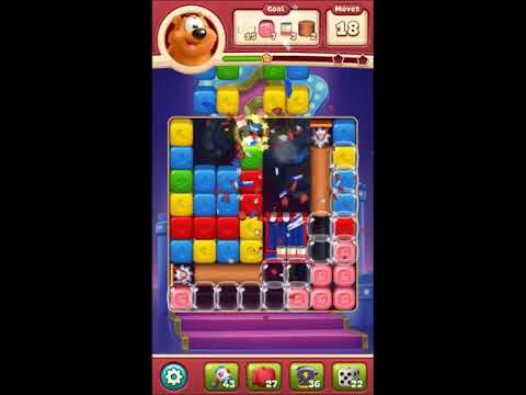 Toon Blast Level 2483 - NO BOOSTERS 🐻🐺🐱 | SKILLGAMING ✔️