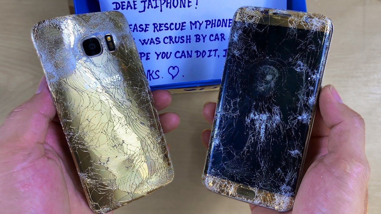 Watch video Destroyed Samsung Galaxy S7 Edge Phone Restoration Now Destroyed Samsung Galaxy S7 Edge Phone Restoration