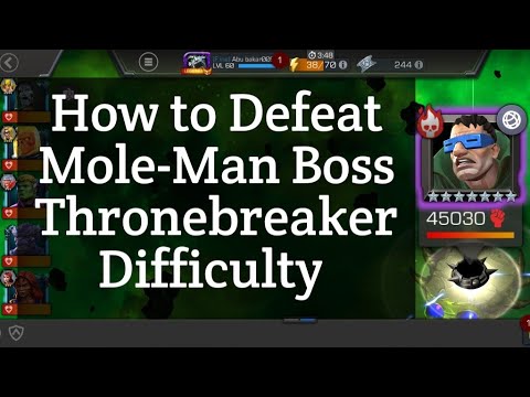 How to Defeat Mole Man Thronebreaker Difficulty, please subscribe #moleman