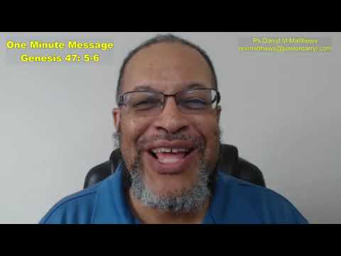 One Minute Message - Skills Plus Timing Equals Opportunity - Genesis 47: 5-6 #genesis #joseph #da…
