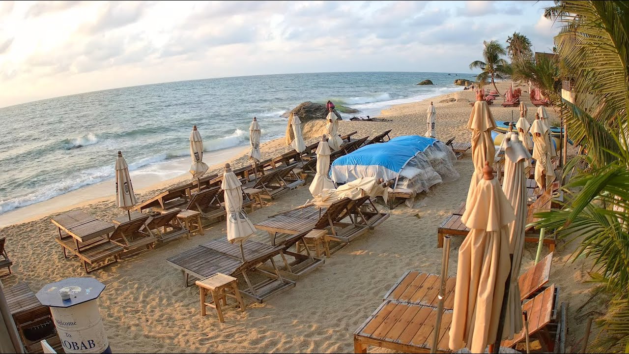 Live webcam view of Lamai Beach Night View