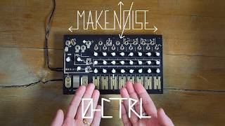 Video thumbnail for Make Noise 0-CTRL Analogue CV/Gate Touch Sequencer Demo by mylarmelodies