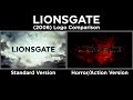 Lionsgate 2006 Logo Comparison