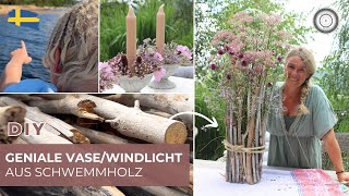 DIY XXL Vase aus SCHWEMMHOLZ