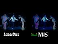Michael Jackson Thriller Live Royal Brunei LaserDisc Vs VHS Comparison